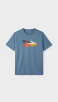 Spray Blue Graphic Tee