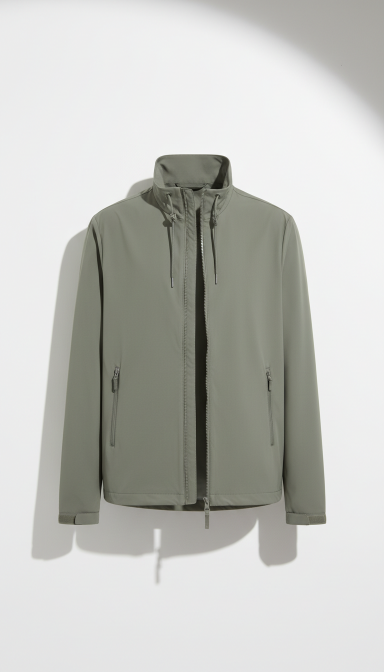 Olive Mist Artist Collaboration Windbreaker